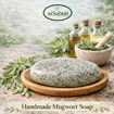 Picture of [Cold Process Plant-Based Oils with Herbal Extracts Handmade Mugwort Soap] aiSabun 100g – Natural Herbal Soap, Gentle & Soothing