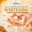 Picture of [Cold Process Plant-Based Oils with Herbal Extracts Handmade Whitening Soap] aiSabun Honey Whitening Cold Process Soap 50g – Brightens Dull Skin, Cleanses & Skin-Friendly