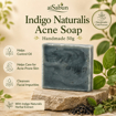 Picture of [Cold Process Plant-Based Oils with Herbal Extracts Handmade Acne Soap] aiSabun Indigo Naturalis Cold Process Soap 50g – Helps Control Oil, Cleanses & Skin-Friendly
