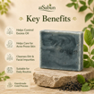 Picture of [Cold Process Plant-Based Oils with Herbal Extracts Handmade Acne Soap] aiSabun Indigo Naturalis Cold Process Soap 50g – Helps Control Oil, Cleanses & Skin-Friendly