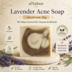Picture of [100% Natural Handmade Acne Soap] aiSabun Lavender Acne Cold Process Soap 50g – Controls Oil, Cleanses & Skin-Friendly