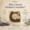 Picture of [100% Natural Handmade Acne Soap] aiSabun Lavender Acne Cold Process Soap 50g – Controls Oil, Cleanses & Skin-Friendly