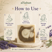 Picture of [Cold Process Plant-Based Oils with Herbal Extracts Handmade Acne Soap] aiSabun Lavender Acne Cold Process Soap 50g – Controls Oil, Cleanses & Skin-Friendly