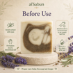 Picture of [Cold Process Plant-Based Oils with Herbal Extracts Handmade Acne Soap] aiSabun Lavender Acne Cold Process Soap 50g – Controls Oil, Cleanses & Skin-Friendly